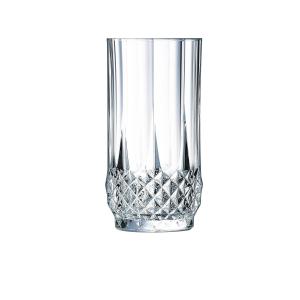 6 verres à eau vintage 28cl Longchamp - Cristal d'Arques -…