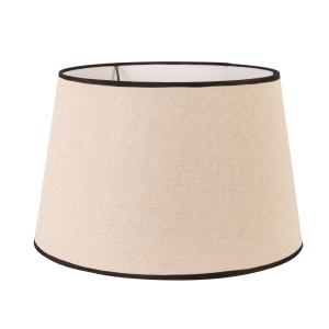 Abat-jour beige et liseré noir