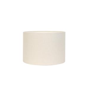 Abat-jour cylindrique blanc coton ø30cm