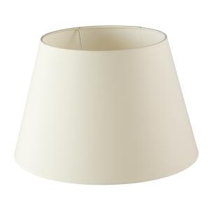 Abat-jour en coton beige, H: 20cm