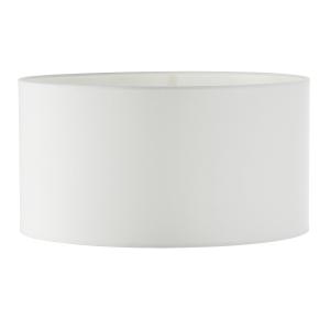 Abat-jour en coton blanc, H: 20cm