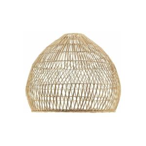 Abat-jour en rotin naturel pour suspension rond