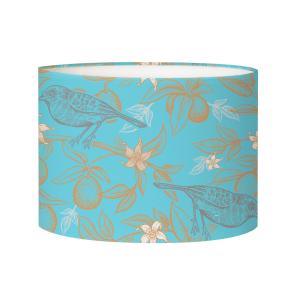 Abat-jour Lampadaire oiseau bleu acidulé Ø 45 x H 25