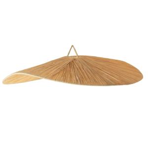 Abat-jour parasol raphia volanté osier naturel 72 x 72