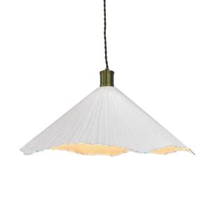Abat-jour pour suspension Louise cone gm D48 H19cm