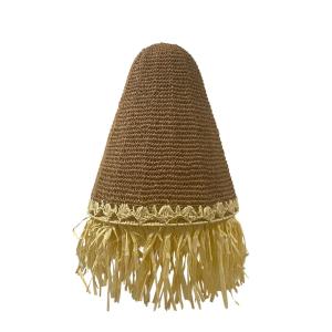 Abat-jour seul Herbe marine Beige D40CM