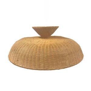 Abat-jour seul Rotin Beige D80CM