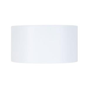 Abat-jour TOSEL ,tissu,Blanc , H 22xD40x P 40cm