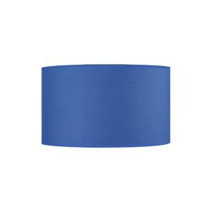 Abat-jour TOSEL ,tissu,Bleu,H19xD30xP30cm