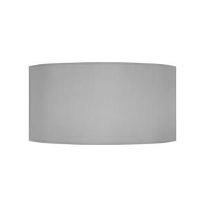 Abat-jour TOSEL ,tissu,Gris , H 19xD35xP35cm
