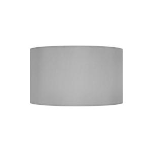 Abat-jour TOSEL ,tissu,Gris , H19xD30xP 30cm