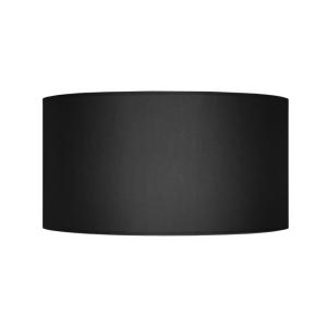 Abat-jour TOSEL ,tissu,Noir ,H22xD40xP40cm