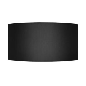 Abat-jour TOSEL ,tissu,Noir ,H25xD45xP45cm