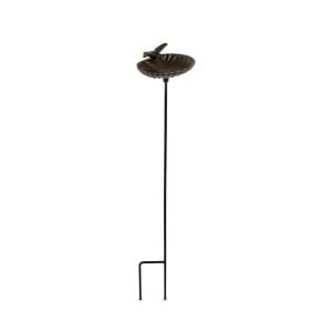 Abreuvoir Oiseau sur Pied Fonte Marron 15.5x14x78cm - Décor…