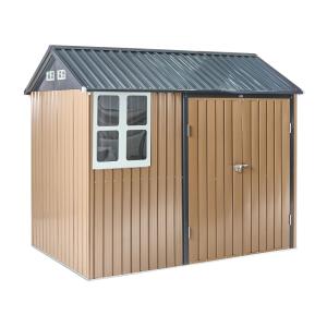 Abri d'extérieur 248 cm 161 cm marron