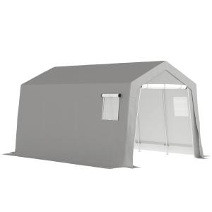 Abri de jardin étanche anti-uv polyester gris clair