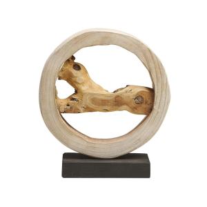 Accessoire décoratif bois de sapin marron clair