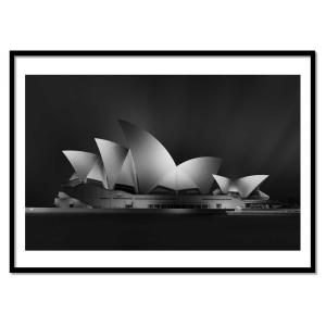Affiche 30x40 cm et cadre noir - Dark Opera Sydney - Jose P…