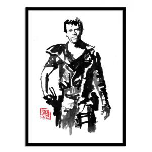 Affiche 30x40 cm et cadre noir - Mad Max - Pechane Sumie