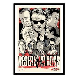 Affiche 30x40 cm et cadre noir - Reservoir dogs -  Joshua B…