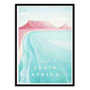 Affiche 30x40 cm et cadre noir - Visit South Africa - Henry…