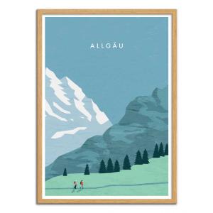 Affiche 50x70 cm - Allgaeu - Katinka Reinke