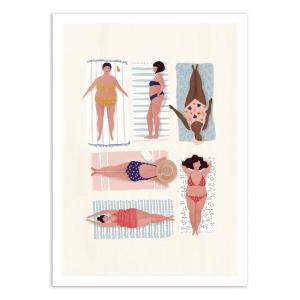 Affiche 50x70 cm - Beach goddess - Maja Tomljanovic