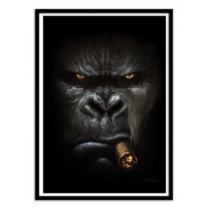 Affiche 50x70 cm et cadre noir - The real Boss - Alexandre…