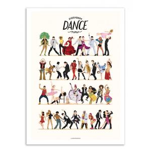 Affiche 50x70 cm - Everybody Dance now - Nour Tohme