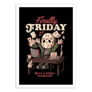 Affiche 50x70 cm - Finally Friday - EduEly