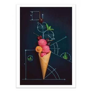 Affiche 50x70 cm - Ice cream theory