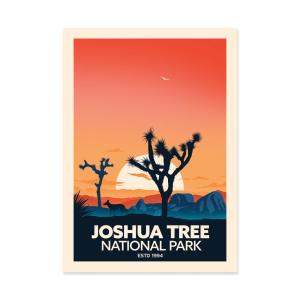 Affiche 50x70 cm - Joshua Tree National Park - Studio Incep…