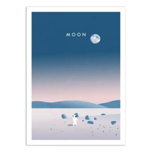 Affiche 50x70 cm - Moon - Katinka Reinke