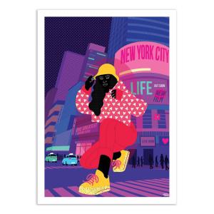 Affiche 50x70 cm - New-York - Aurélia Durand
