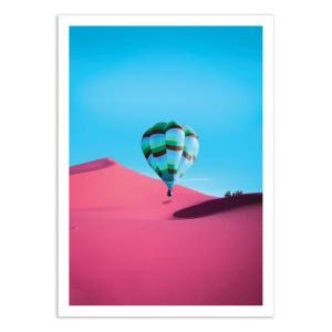 Affiche 50x70 cm - Pink Desert - Al Barizi