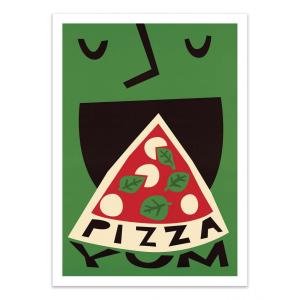 Affiche 50x70 cm - Pizza - Fox and Velvet