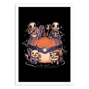 Affiche 50x70 cm - Pokeween - EduEly