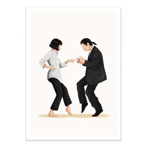 Affiche 50x70 cm - Pulp Fiction - Nour Tohme