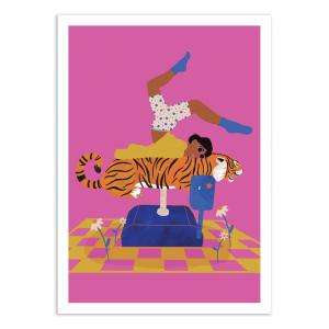 Affiche 50x70 cm - Put a tiger in your heart - Jota de jai