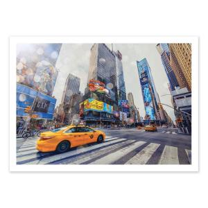 Affiche 50x70 cm - Sunlight in Times Square - Manjik Pictur…