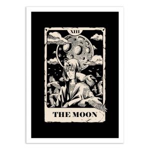 Affiche 50x70 cm - Tarot the moon - EduEly