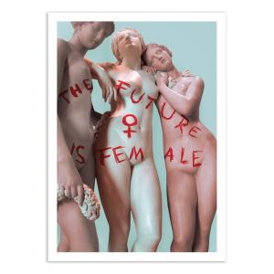 Affiche 50x70 cm - The future is female - Jonas Loose