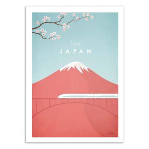 Affiche 50x70 cm - Visit Japan - Henry Rivers