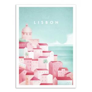 Affiche 50x70 cm - Visit Lisbon - Henry Rivers