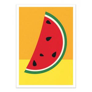Affiche 50x70 cm - Watermelon Slice - Rosi Feist