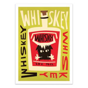 Affiche 50x70 cm - Whiskey - Fox and Velvet
