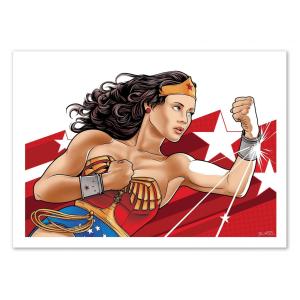 Affiche 50x70 cm - Wonderwoman -  Joshua Budich