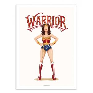 Affiche 50x70 cm - Wonderwoman - Nour Tohme