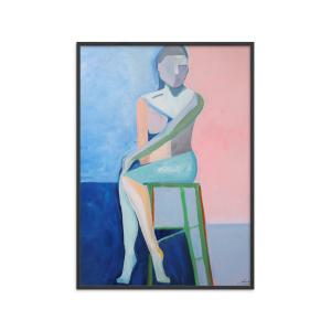 Affiche ''Alma'' Cadre noir - 50x70 cm