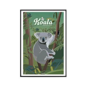 Affiche Animaux - Le Koala 40 x 60 cm